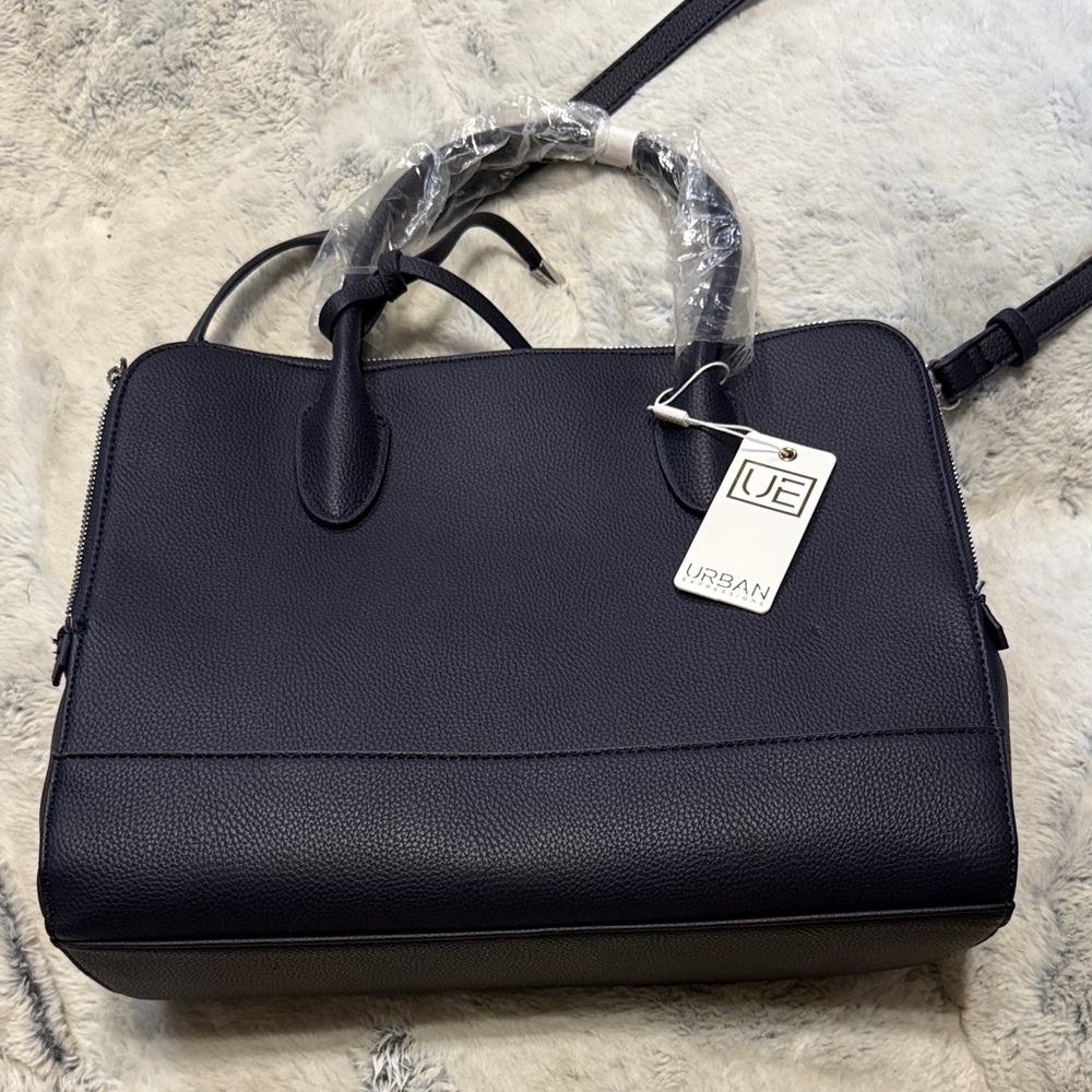 Urban Outfitters Classic dark Navy Satchel - Picture 4 of 5